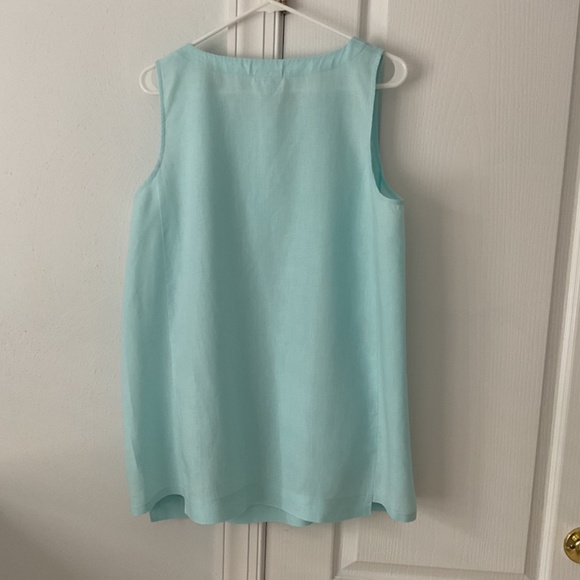 J Jill Sleeveless Linen Tunic Top - Medium - Picture 5 of 5